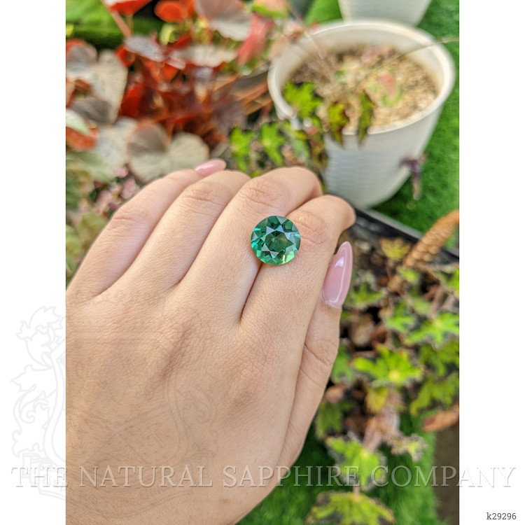 7.27 Ct. Bluish Green Prasiolite from Brazil