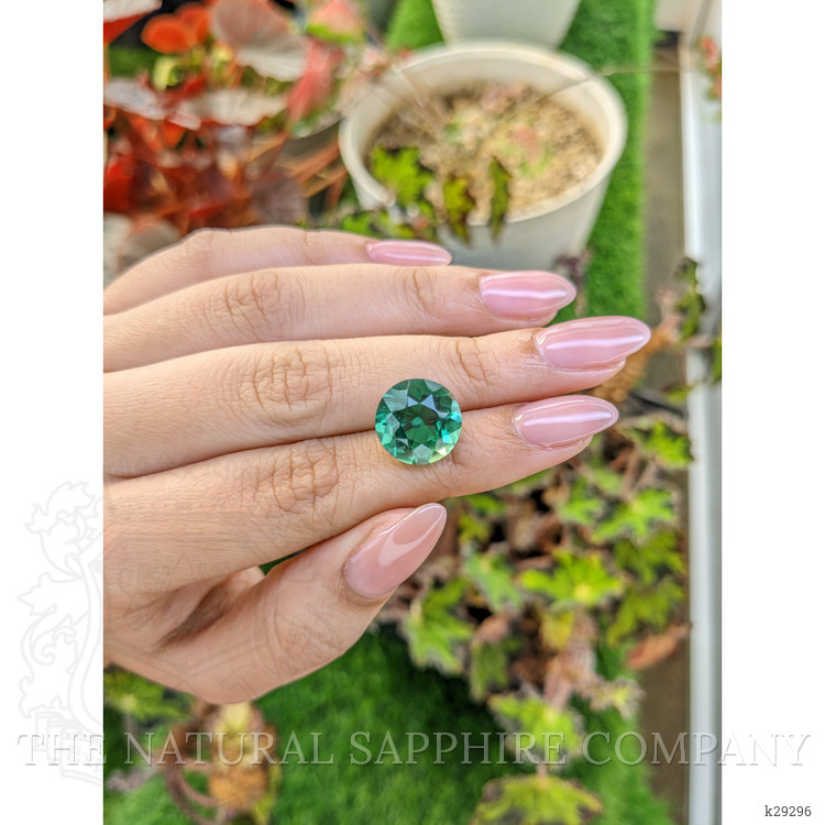 7.27 Ct. Bluish Green Prasiolite from Brazil