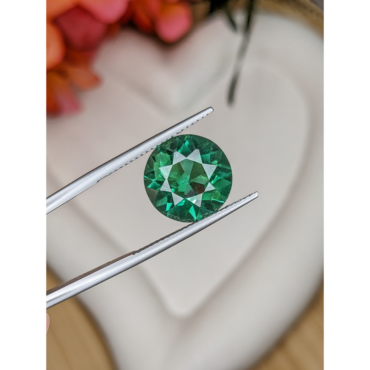 7.27 Ct. Bluish Green Prasiolite from Brazil