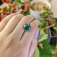 6.23 Ct. Bluish Green Prasiolite from Brazil Life Style