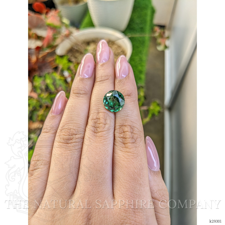 5.93 Ct. Bluish Green Prasiolite from Brazil