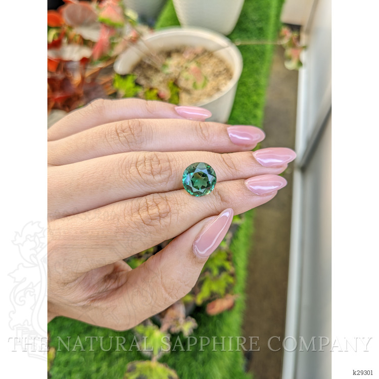 5.93 Ct. Bluish Green Prasiolite from Brazil