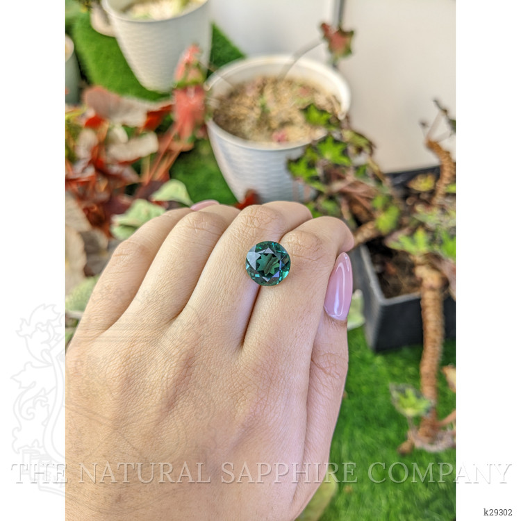 6.36 Ct. Bluish Green Prasiolite from Brazil