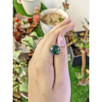 6.36 Ct. Bluish Green Prasiolite from Brazil Life Style