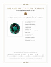 7.44 Ct. Bluish Green Prasiolite from Brazil Scan Report
