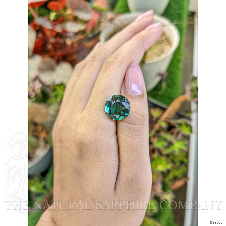 7.44 Ct. Bluish Green Prasiolite from Brazil