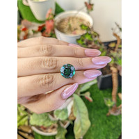 7.44 Ct. Bluish Green Prasiolite from Brazil Life Style