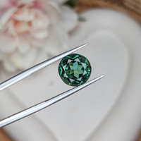 3.84 Ct. Bluish Green Prasiolite from Brazil Life Style