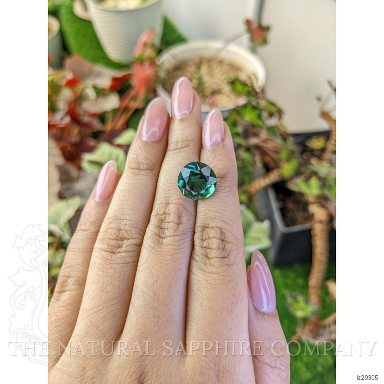 6.47 Ct. Bluish Green Prasiolite from Brazil