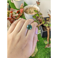 6.47 Ct. Bluish Green Prasiolite from Brazil Life Style