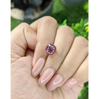 4.09 Ct. Purplish Pink Garnet from Ceylon (Sri Lanka) Life Style
