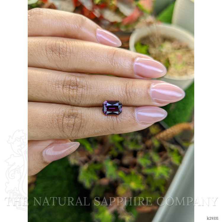 3.44 Ct. Pinkish Purple Garnet from Ceylon (Sri Lanka)