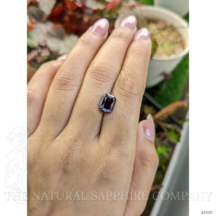 3.44 Ct. Pinkish Purple Garnet from Ceylon (Sri Lanka)
