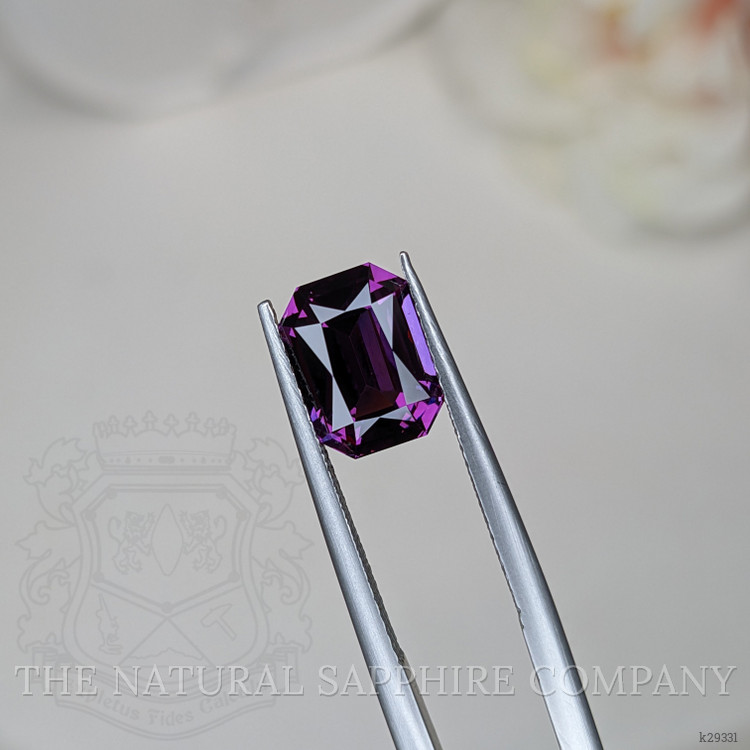 3.44 Ct. Pinkish Purple Garnet from Ceylon (Sri Lanka)