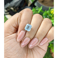 2.76 Ct. Blue Aquamarine from Madagascar Life Style
