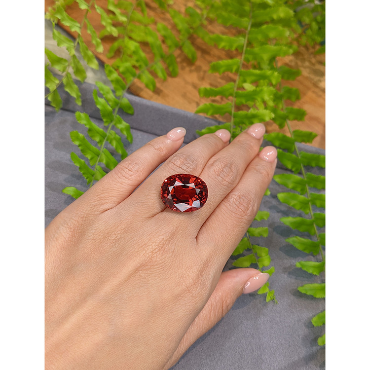 25.49 Ct. Pinkish Red Rubellite Tourmaline from Brazil