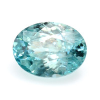1.49 Ct. Greenish Blue Zircon from Ceylon (Sri Lanka) Video