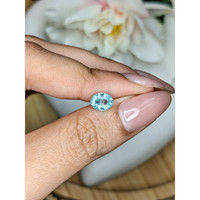 1.41 Ct. Greenish Blue Zircon from Ceylon (Sri Lanka) Life Style