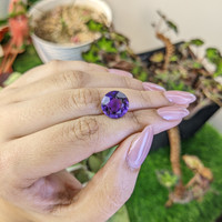 5.89 Ct. Purple Amethyst from Brazil Life Style