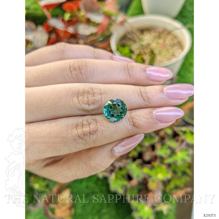 4.60 Ct. Bluish Green Prasiolite from Brazil