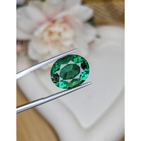 9.79 Ct. Bluish Green Prasiolite from Brazil Life Style