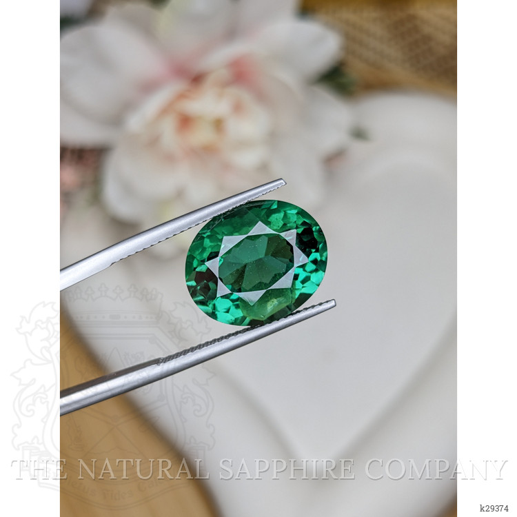 9.79 Ct. Bluish Green Prasiolite from Brazil