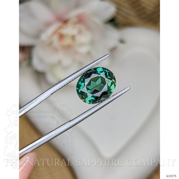 5.15 Ct. Bluish Green Prasiolite from Brazil