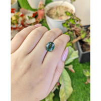 5.15 Ct. Bluish Green Prasiolite from Brazil Life Style