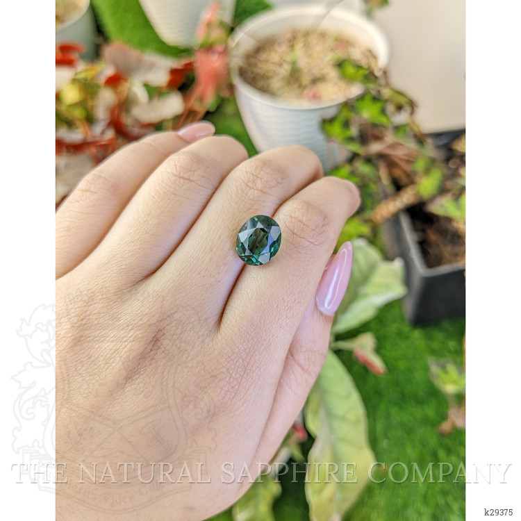 5.15 Ct. Bluish Green Prasiolite from Brazil