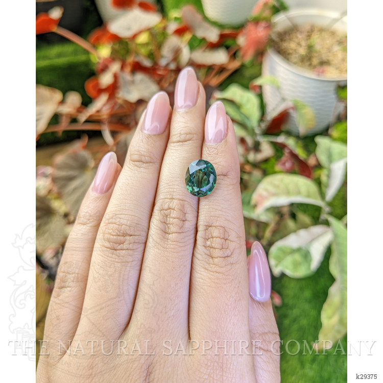 5.15 Ct. Bluish Green Prasiolite from Brazil