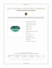 4.75 Ct. Bluish Green Prasiolite from Brazil Scan Report