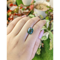 4.75 Ct. Bluish Green Prasiolite from Brazil Life Style