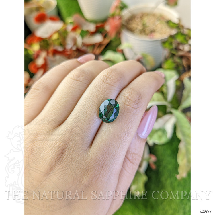 4.75 Ct. Bluish Green Prasiolite from Brazil