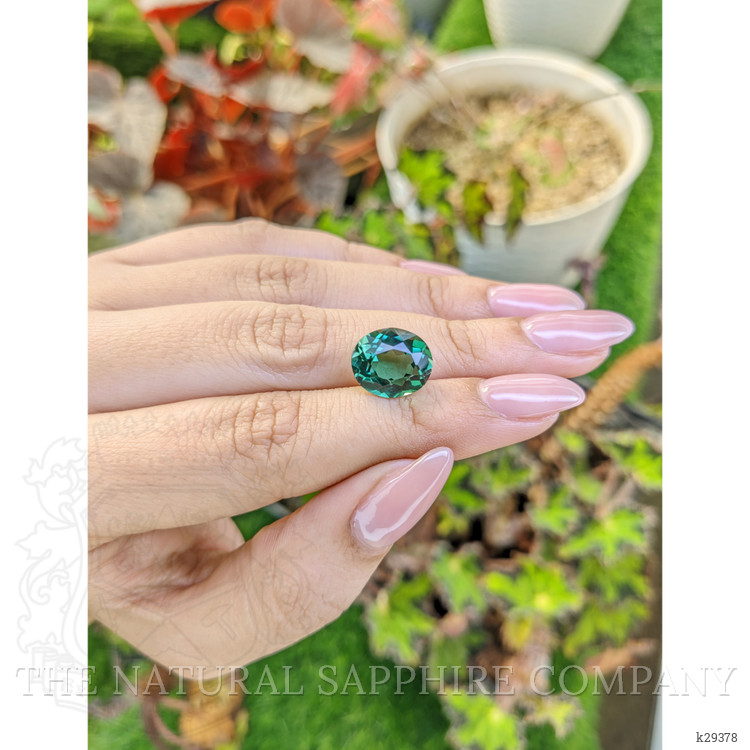 5.34 Ct. Bluish Green Prasiolite from Brazil