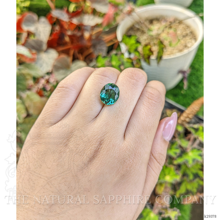 5.34 Ct. Bluish Green Prasiolite from Brazil
