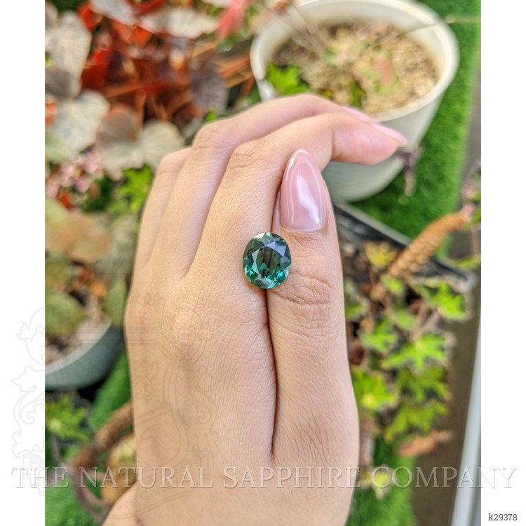 5.34 Ct. Bluish Green Prasiolite from Brazil