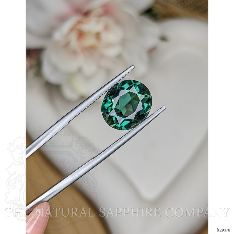 5.34 Ct. Bluish Green Prasiolite from Brazil