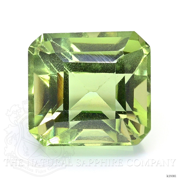 12.14 Ct. Yellowish Green Prasiolite from Brazil