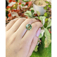 5.93 Ct. Mint Green Prasiolite from Brazil Life Style