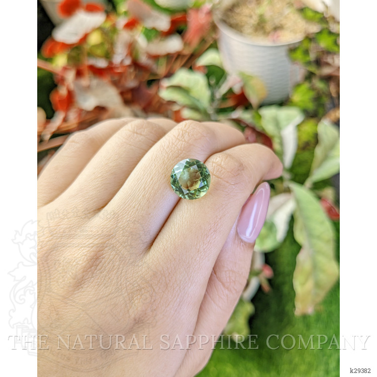 5.93 Ct. Mint Green Prasiolite from Brazil