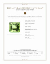 14.26 Ct. Green Prasiolite from Brazil Scan Report