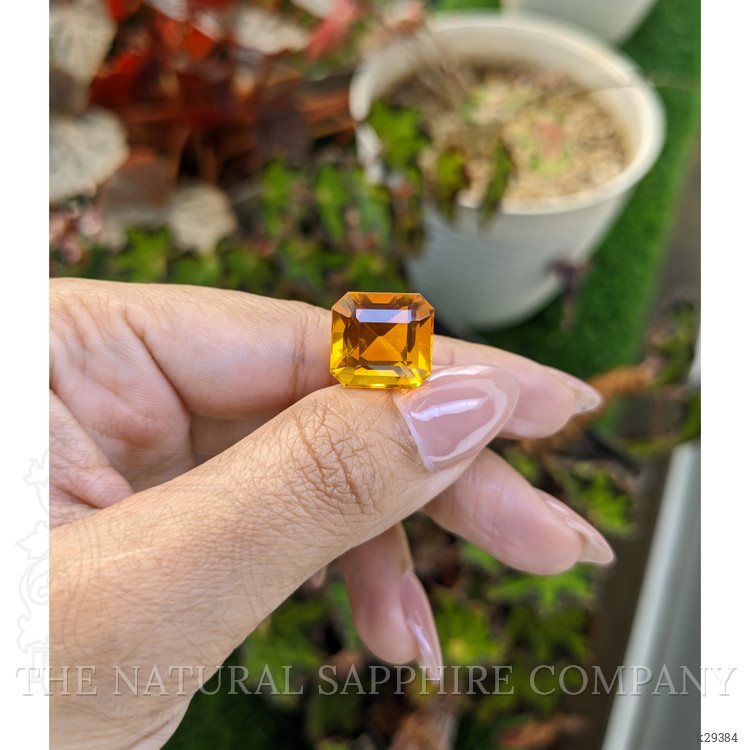 11.05 Ct. Yellowish Orange Citrine from Brazil