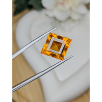 11.70 Ct. Yellowish Orange Citrine from Brazil Life Style