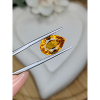 5.97 Ct. Yellowish Orange Citrine from Ceylon (Sri Lanka) Life Style