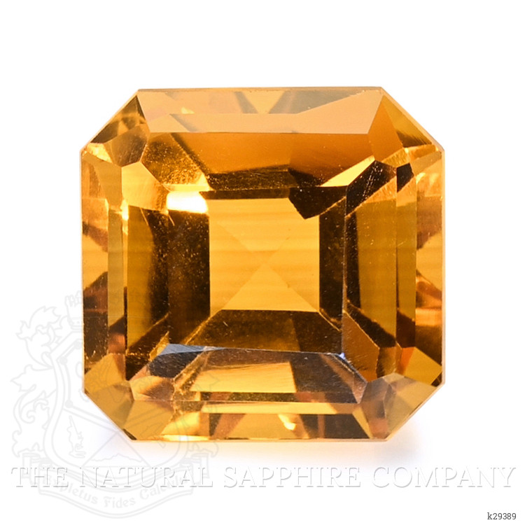 10.93 Ct. Yellowish Orange Citrine from Ceylon (Sri Lanka)