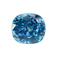 Accent Stones Zircon Ring 1.85 Ct., 18K Yellow Gold Combination Stone
