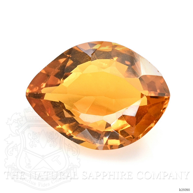 13.05 Ct. Orangish Yellow Citrine from Ceylon (Sri Lanka)