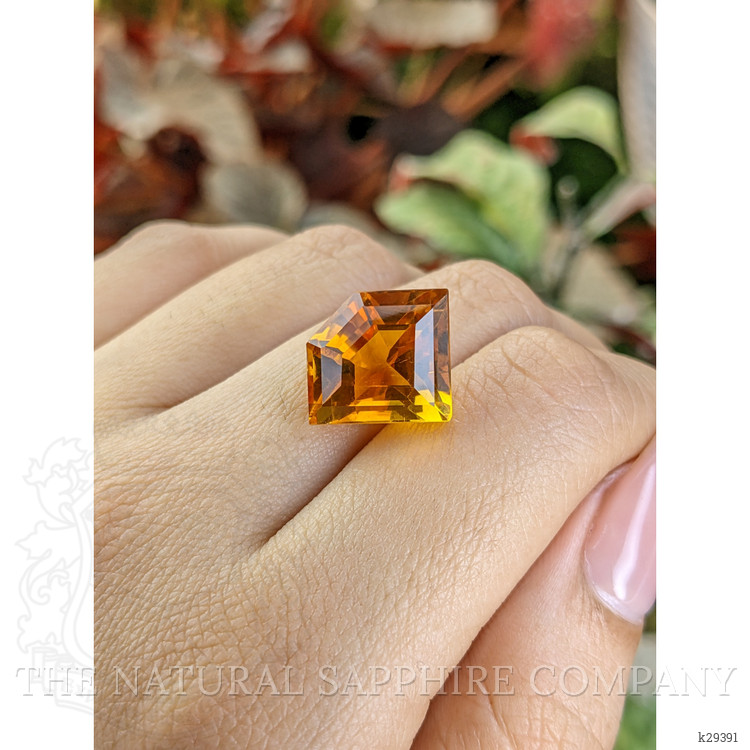 12.06 Ct. Yellowish Orange Citrine from Ceylon (Sri Lanka)
