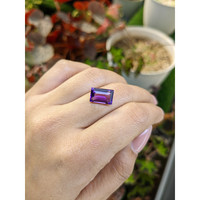 4.02 Ct. Purple Amethyst from Ceylon (Sri Lanka) Life Style