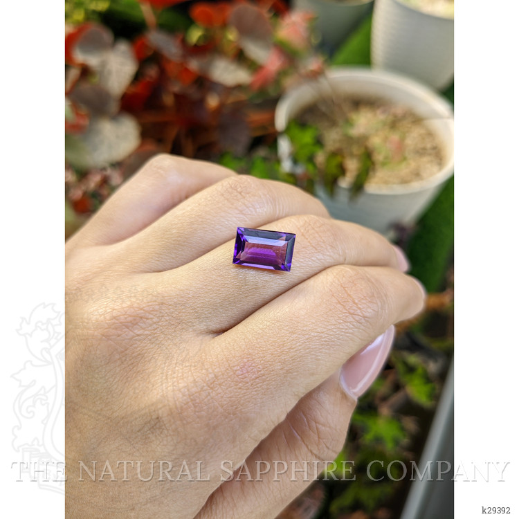 4.02 Ct. Purple Amethyst from Ceylon (Sri Lanka)
